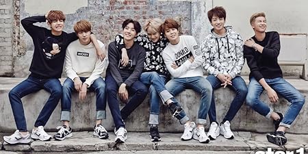 BTS K-pop (48x24 inch / 120x60 cm) Silk Print Poster Seide Plakat - Silk Printing - 68557A