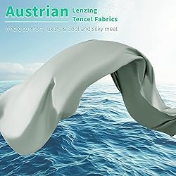 Shilucheng Tencel Sheets 4 Piece, 100% Eucalyptus
