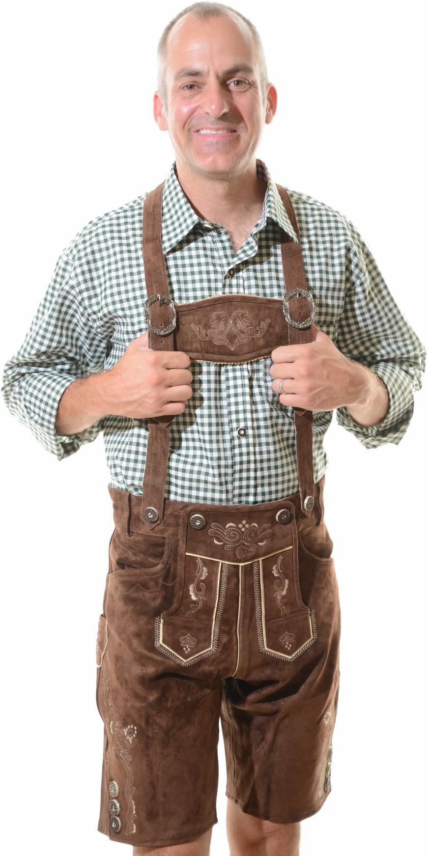 Lederhosen Costume Authentic Oktoberfest Lederhosen GEORG