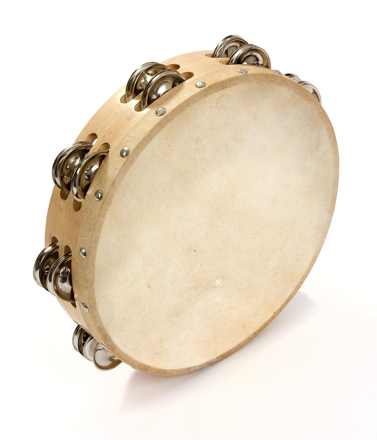 Tamburello con 16 sonagli Percussion Plus 10/25,4 cm