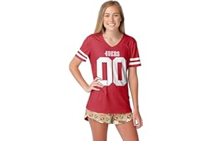 FOCO NFL womens Nfl Team Logo Ladies Gameday Ready Jersey Pajama Set