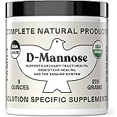 CNP Organic D Mannose Powder 2000mg - Powder D Mannose Supplement for UTI Support, Pure D-Mannose Powder from Guar Beans, Vegan Non GMO Clean Formula, Bladder Urinary Tract Health Supplement Use