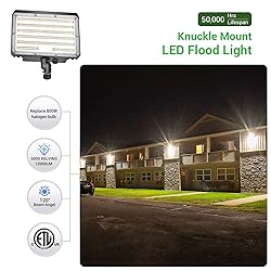 2Pack 80W LED Flood Light Outdoor, Security Light