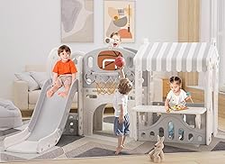 Glaf Slide for Toddlers 1-3 Kids Playground Sets