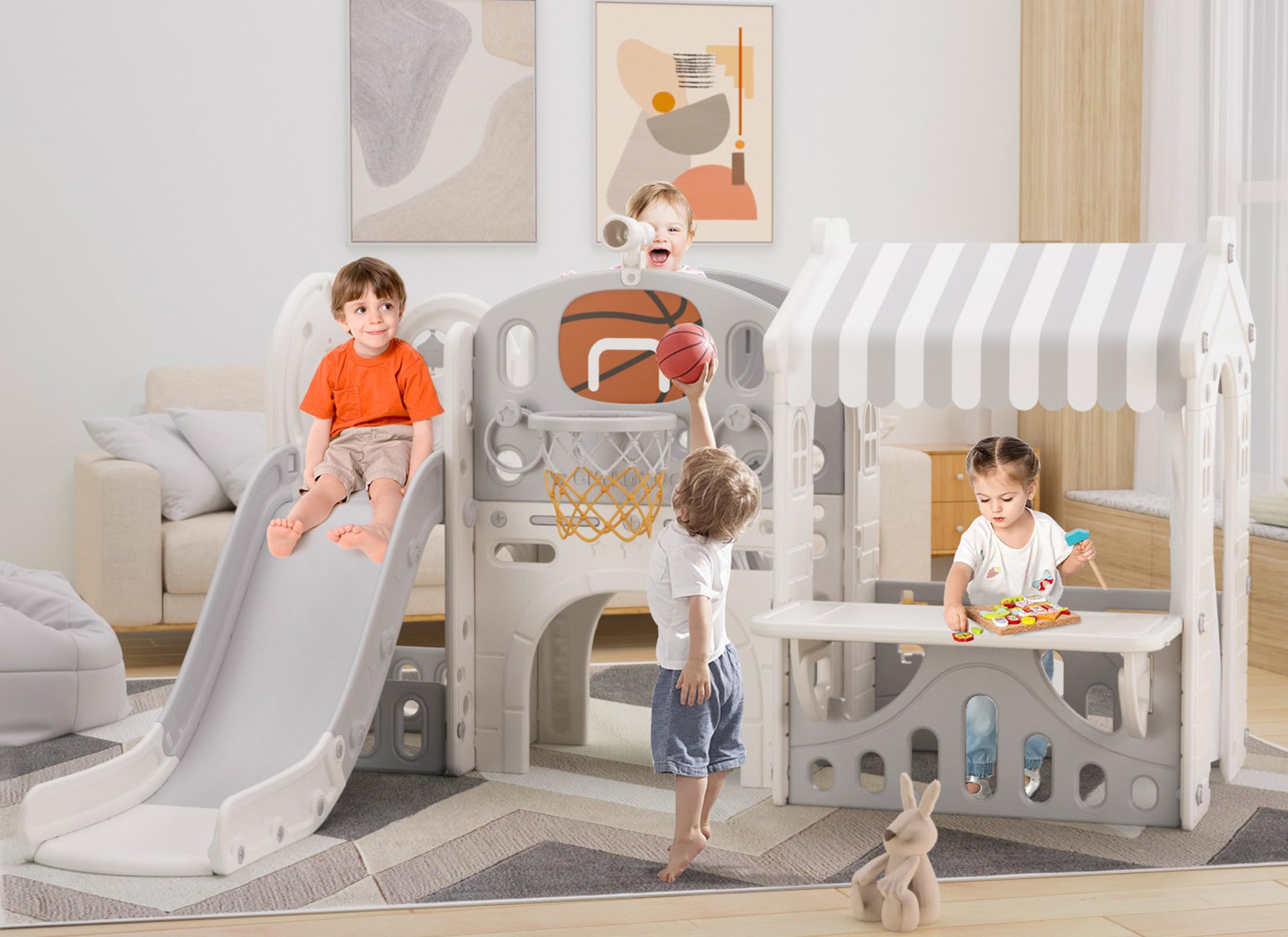 Glaf Slide for Toddlers 1-3 Kids Playground Sets