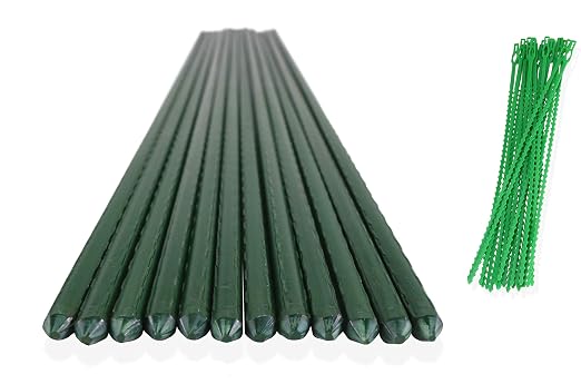 ClausHavn - Pack de 12 estacas de jardín de Metal con ...