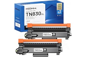 NSDHInk TN830XL Toner Cartridges High Yield with Chip Replacement for Brotner TN830XL TN830 XL Black for Brotner DCP-L2640DW 