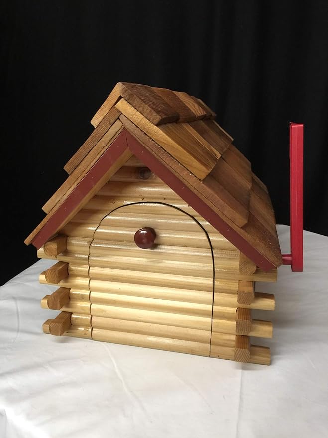 Amazon Com Amish Handmade Handcrafted Rural Mailbox W Flag Usps