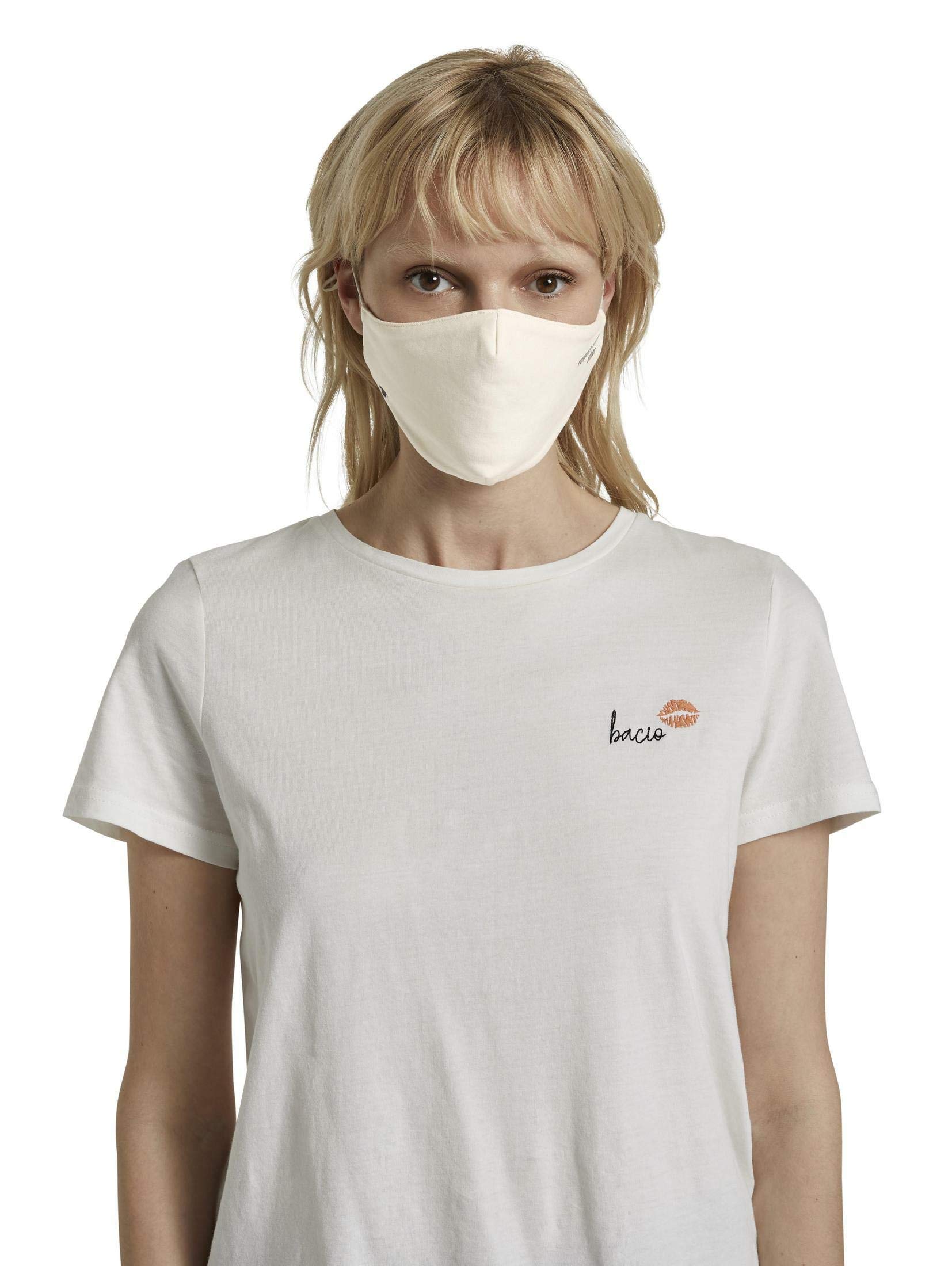 TOM TAILOR Men's fabric mask 1025197, 12796 - Soft Light Beige, ONESize