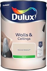 Dulux Silk Emulsion Paint For Walls And Ceilings Natural Hessian 5L view 2
