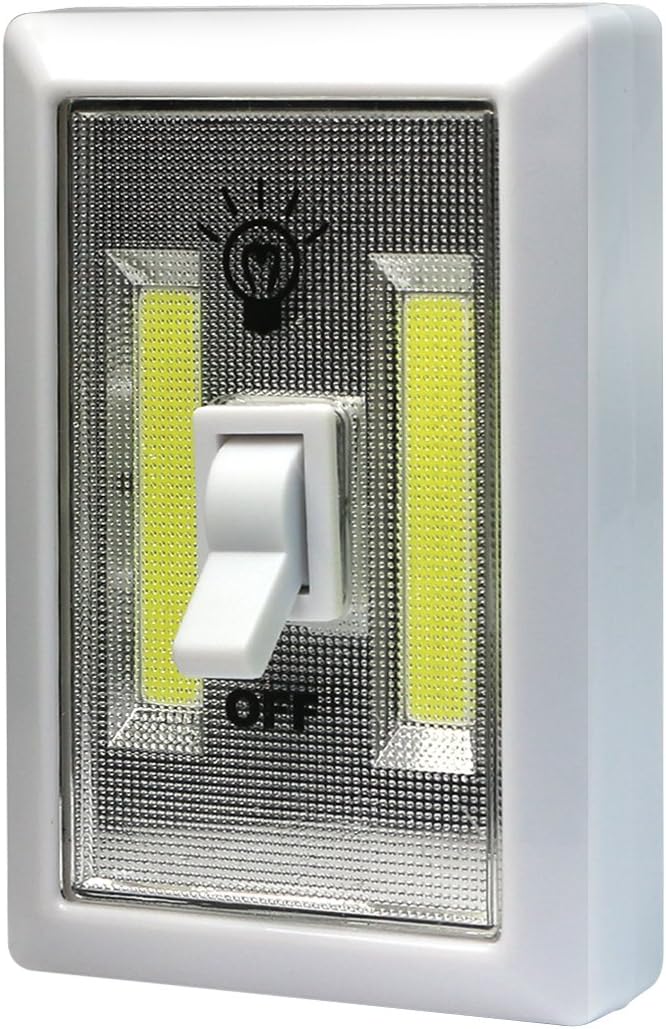Powercam LED Switch light, Night light, Battery Operated light switch, Under cabinet, in closet, bedroom, Wireless