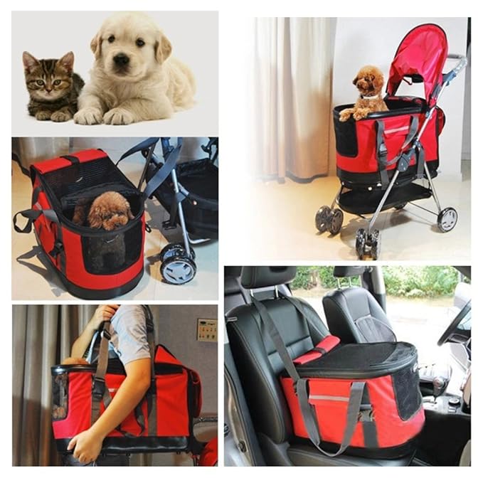 dog pushchair labrador