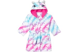 Saint Eve Kids Hooded Terry Swim and Beach Cover Up Robe for Boys and Girls