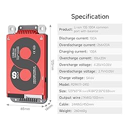 DALY 4S-16S BMS 15A to 200A Protection Board with