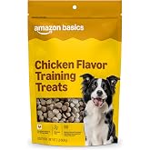 Amazon Basics Chicken Flavor Training Treats for Dogs, 2 lb. Bag (32 oz) (Previously Wag)