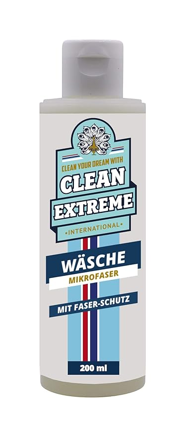 CLEANEXTREME Mikrofaser-Waschmittel mit Faserschutz 200 ml - für Autopflege-Produkte