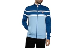FILA Giovanni Contrast Panel Track Jacket - Frozen Fjord/Limoges/White