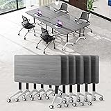SOIUDNEB Conference Table,Wooden Folding Conference
