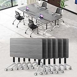 SOIUDNEB Conference Table,Wooden Folding Conference
