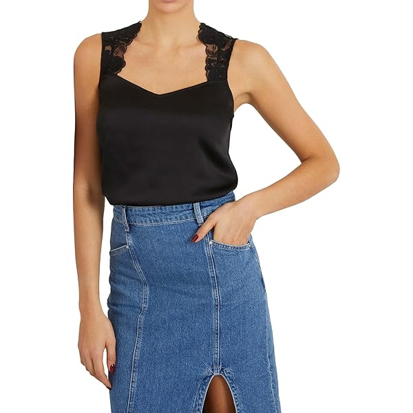 最終お値下げ【新品未使用品】Gajess bandeau rib tops Amazon.com: GUESS Women's Rib-Seamless Full Zip Crop Top