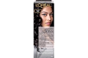 L'Oreal Paris Le Color Gloss, One Step Toning Gloss, Black, 1 Count