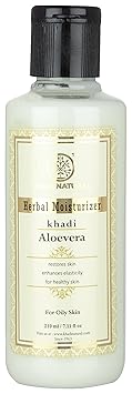 Khadi Natural Ayurvedic Aloevera Moisturiser, 210ml
