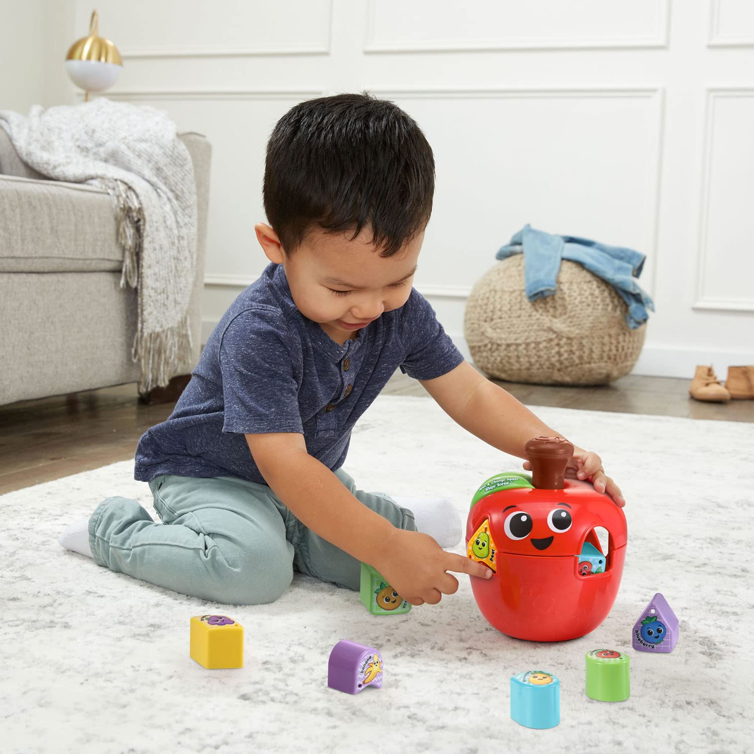 LeapFrog Spin and Change Apple Shape Sorter