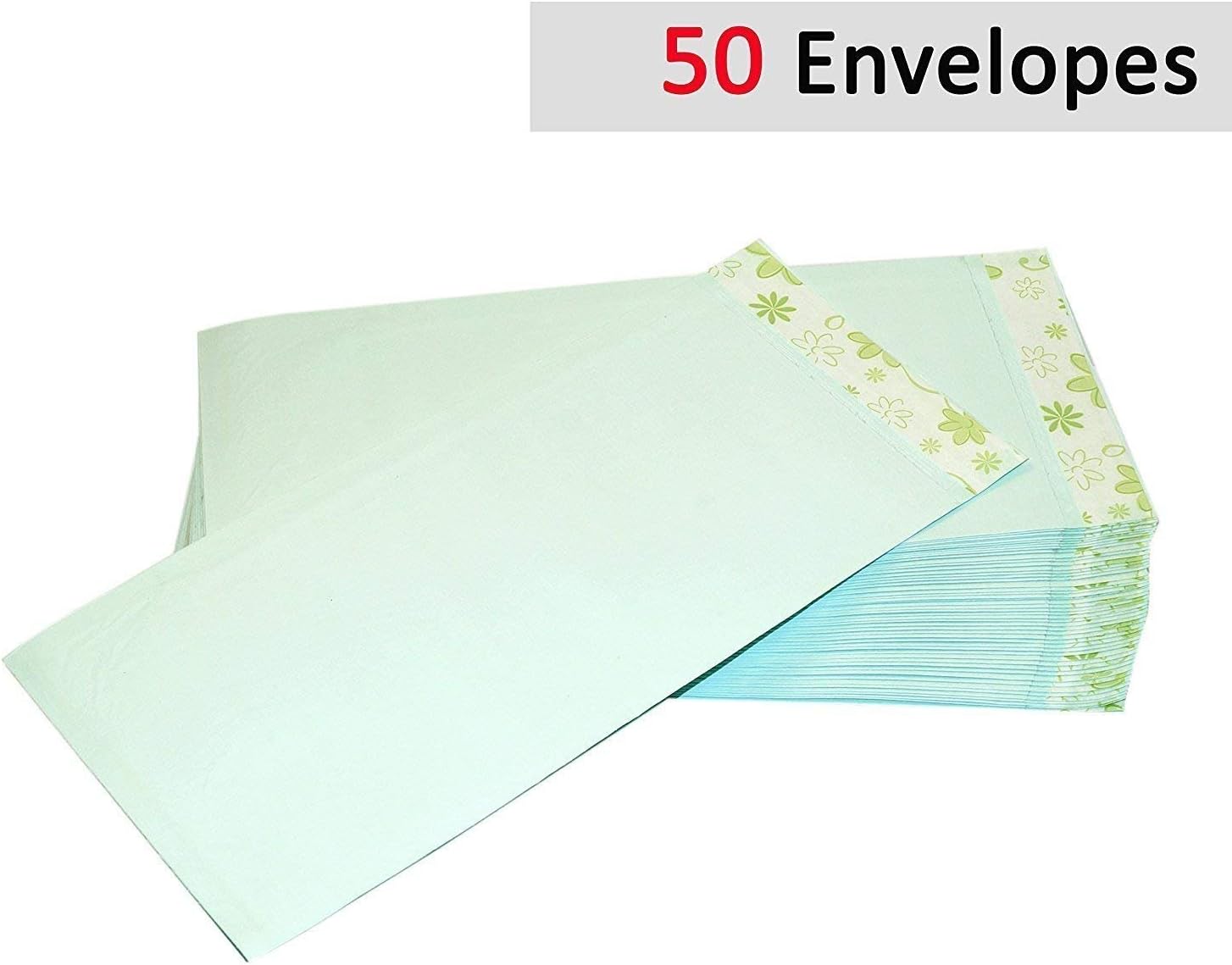 Hibhasu 50 Pcs Self-Seal Business Catalogue Envelope Secure Cloth Lined Document Pouch For Mailing/Invitation/Post cover