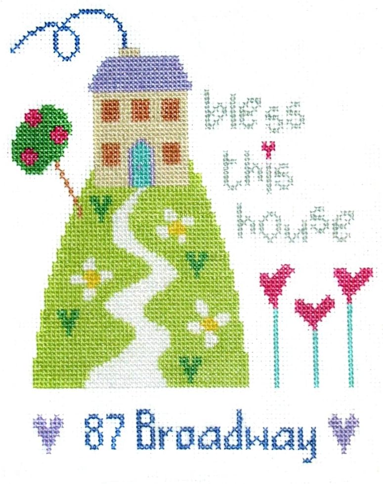 The Stitching Shed Address Sampler Cross Stitch Kit
