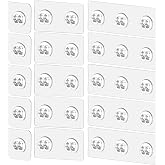 15Pack Shower Caddy Adhesive Replacement, No Drilling Shower Shelf Adhesive | ZOMETUO Strong Caddy Sticker Hooks Replacement for Showe Caddy, Soap Holder and Kitchen Racks Organizer
