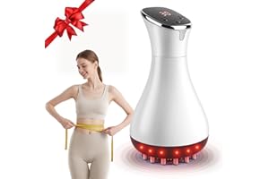 MULTFORD Lymphatic Drainage Massager & Anti Cellulite Massage Tool,Fascia Blaster for Cellulite,Helps Reduce Stretch Marks for Legs, Arms & Belly,Body Sculpting Machine with Microcurrent, Light, Vibration