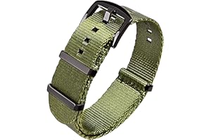 Ritche Military Ballistic Nylon Watch Strap with Heavy Buckle 18mm 20mm 22mm Premium Nylon Watch Bands for Men Women