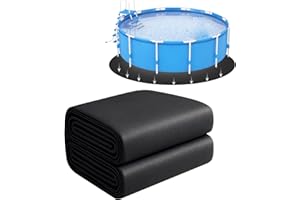 GHYKL 10' Round Pool Liner Pad for Above Ground Pool, Pool Padding Underlayment for Pool Bottom, Seamless Swimming Pool Ground Cloth, Extend Liner Life