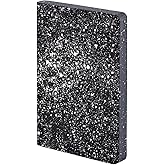 Nuuna Graphic S "Milky Way" Smooth Bonded Leather Notebook - Black