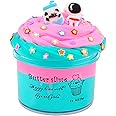 Funny Butter Slime with 2 Fun Add Ins, Pre-Made Slime Toys for Kids, 6-12 Year Old Stress Relief Toys, Super Soft Party Favors Sludge Toy