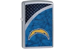 Zippo NFL San Diego Chargers Street Chrome Pocket Lighter