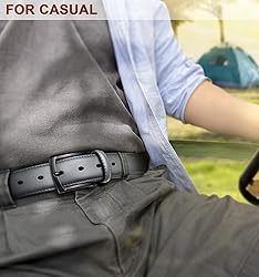 KEMISANT Men Belt-Genuine Leather Belt for Men
