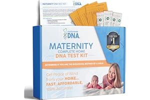 My Forever DNA - Maternity DNA Test Kit (1 Alleged Mother + 1 Child) Includes All Lab Fees & Shipping to Lab - 24 DNA (Genetic) Markers Tested - Accurate Results in 1-3 Business Days…