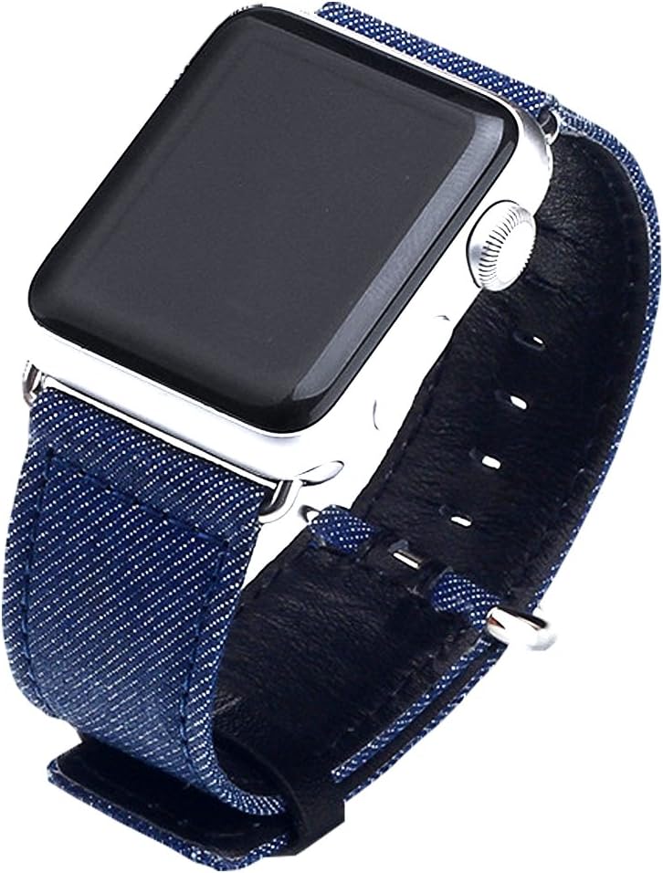 Apple Watch Series 3/2/1 38 mm 42 mm Watch Denim Replacement Armband Sport Arm Band Replacement for iWatch