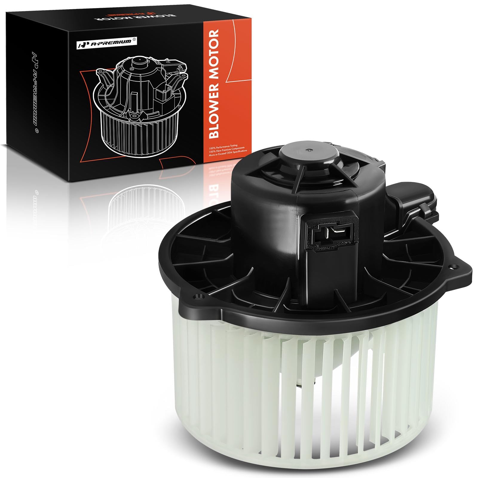 Photo 1 of A-Premium Heater Blower Motor Assembly with Fan Cage Compatible with Hyundai & Kia Vehicles - Accent, Azera, Entourage, Sonata, Tucson, Optima- Front Side, Replace# 97113-3K000