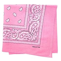MDSTYLE 3 PCS 100% Cotton Bandana for Men & Women