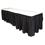 Table-Mate TBLLS2914BK Disposable Linen-Like Table