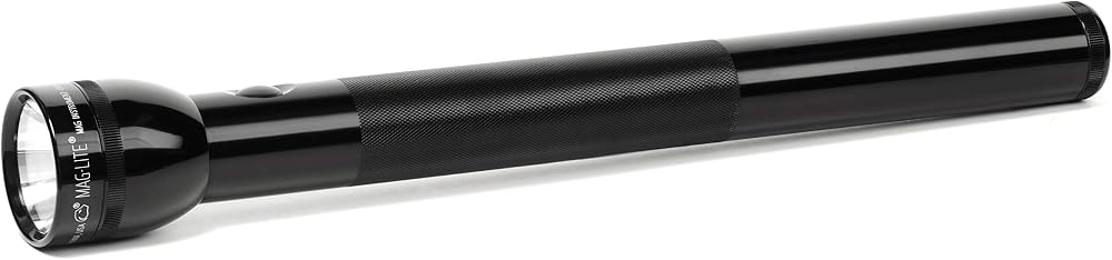 Maglite 5D Cell Flashlight Black S5D016 Krypton Bulb Weatherproof 312m Beam