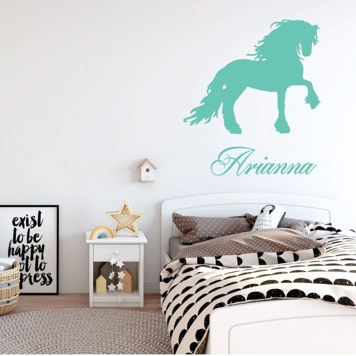 Amazon Com Friesian Decal Horse Wall Decoration