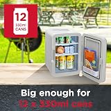 10L Mini Fridge Cooler Warmer AC DC UK EU Plug Portable view 5