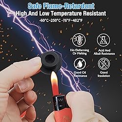 BOPOREAE 35 Pcs 3 mm/0.12 in Silicone Rubber Plug