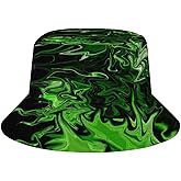 Psychedelic Space Galaxy Bucket Hat for Men Women Packable Fisherman Hat Sun Cap Outdoor Travel Beach Caps