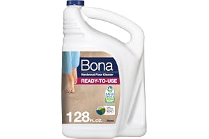Bona Hardwood Floor Cleaner Refill - 128 fl oz - Unscented | Refill for Bona Spray Mops and Spray Bottles - Residue-Free Floor Cleaning Solution for Wood Floors