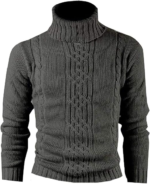 YJYQ Mens Casual Loose Stretch Comfy Warm Winter Fall Long-Sleeve Pullovers Sweater: Amazon.ca 