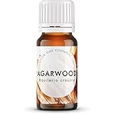 The Premium Nature Agarwood Essential Oil for Diffusers, Skin & Massage | 100% Natural Oud Oil | Warm & Ambery Scent – Perfect for Candle Making & DIY, 10ML